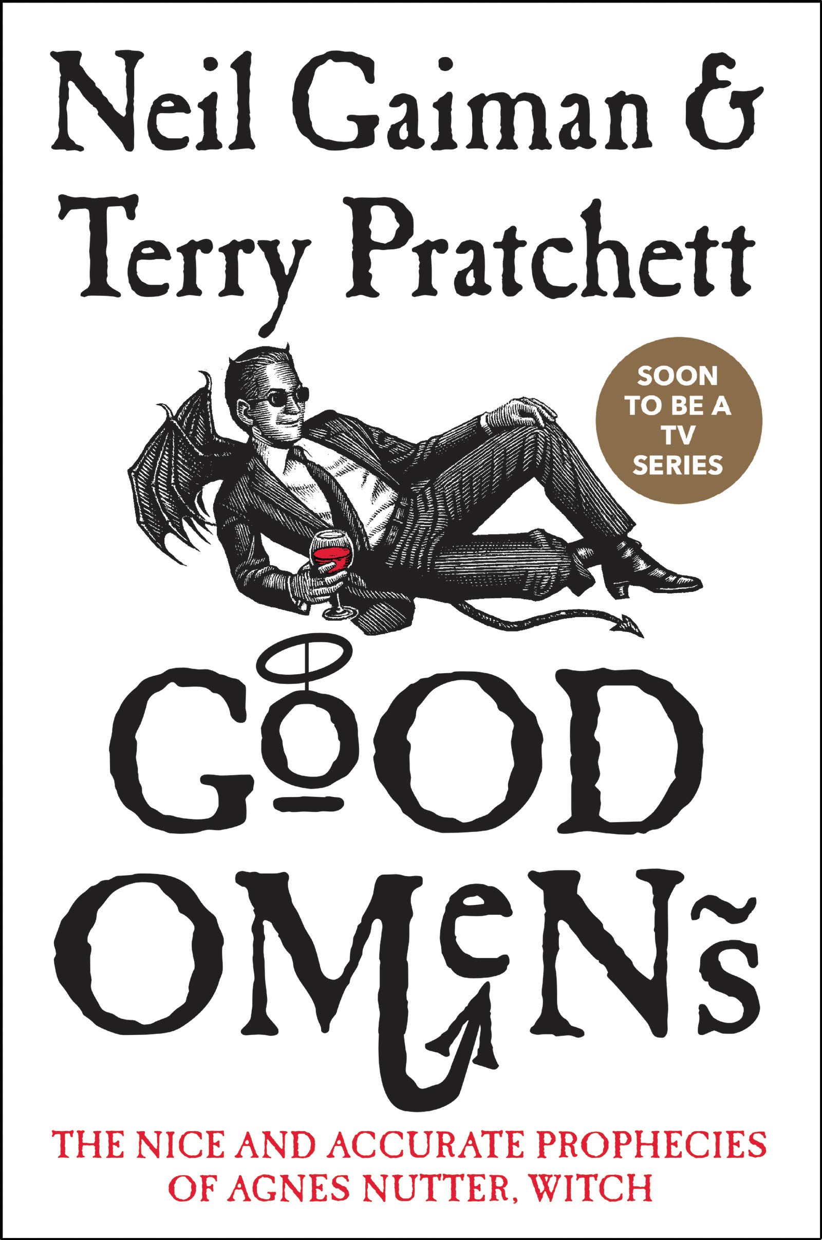 Read 'good omens' by neil gaiman and terry pratchett—the witty tale of an angel and demon teaming up to prevent the apocalypse, now being adapted into a television series.