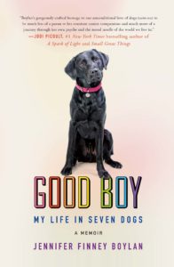 An endearing black labrador gazes upward with a touching expression, capturing the essence of canine loyalty, and setting the tone for a memoir that promises to delve into the deep bond between humans and their four-legged companions.