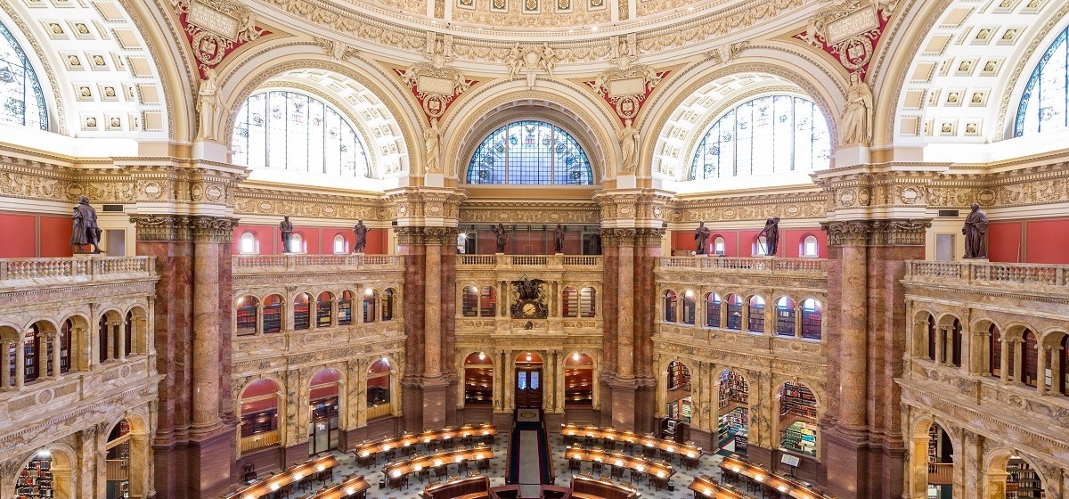 The Library of Congress Main Reading Room