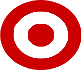Red and white concentric circles resembling a classic bullseye target.