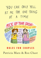 Illustrated depiction of two people with speech bubbles filled with common household reminders and complaints, humorously suggesting the overwhelming nature of domestic communication.