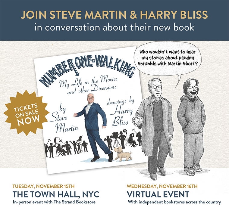 Join Steve Martin & Harry Bliss in conversation about their new book
