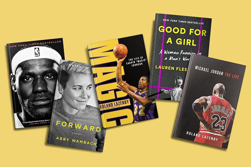 Five diverse biographies and memoirs on sports legends, showcasing their journeys both on and off the court.