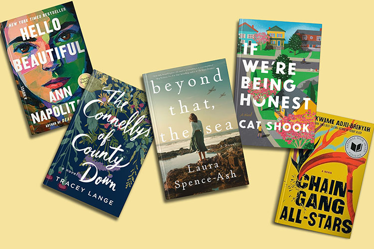 A collection of five diverse books laid out against a light background, featuring colorful covers with engaging titles, ready to captivate the minds of readers.