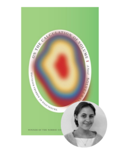 Green book cover with a colorful gradient oval and a grayscale inset image of a smiling person.